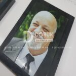 Granit Mezar Taşı Üzerine Renkli Solmayan Resim