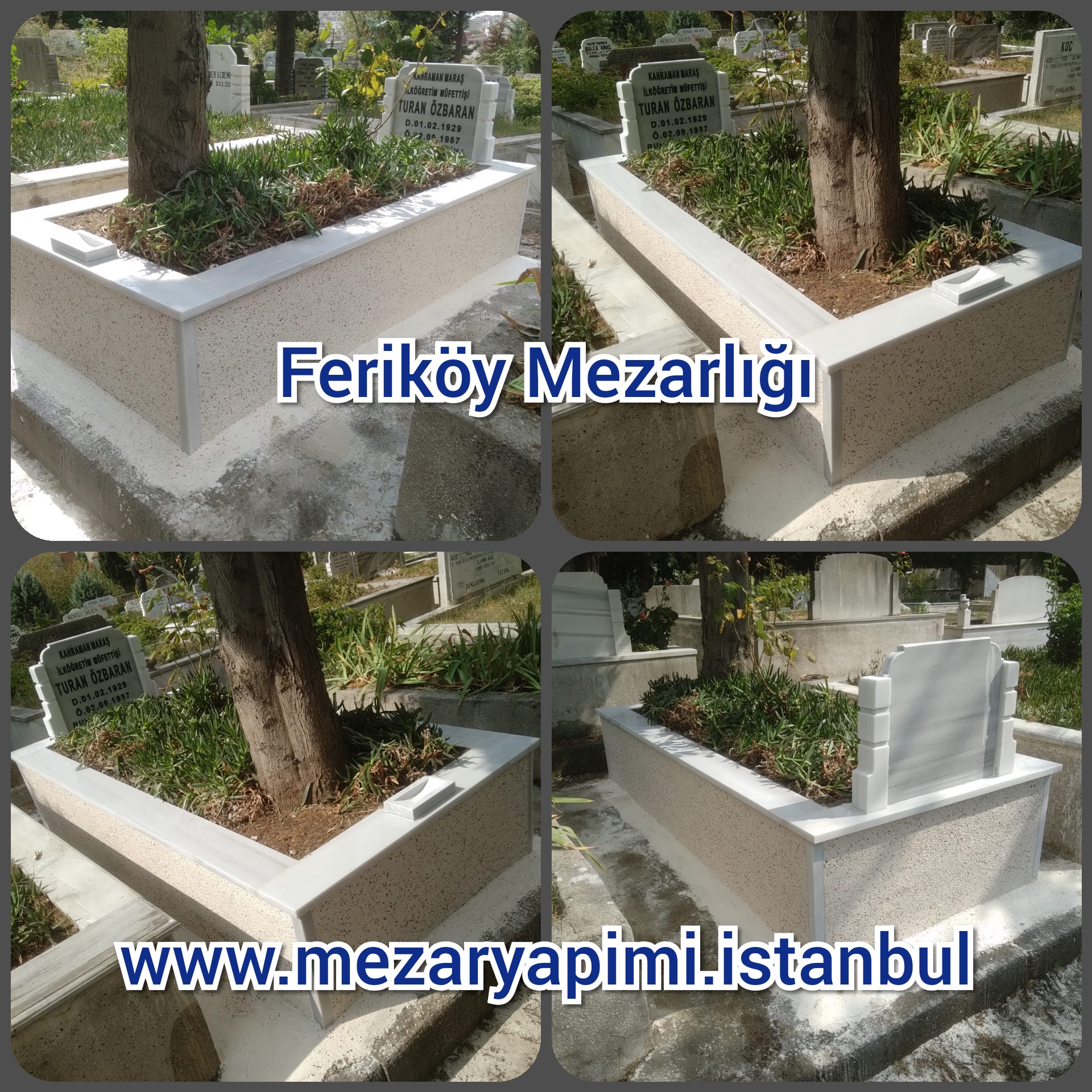 Feriköy Mezarlığı Mezar Yapımı Özbaran Ailesi