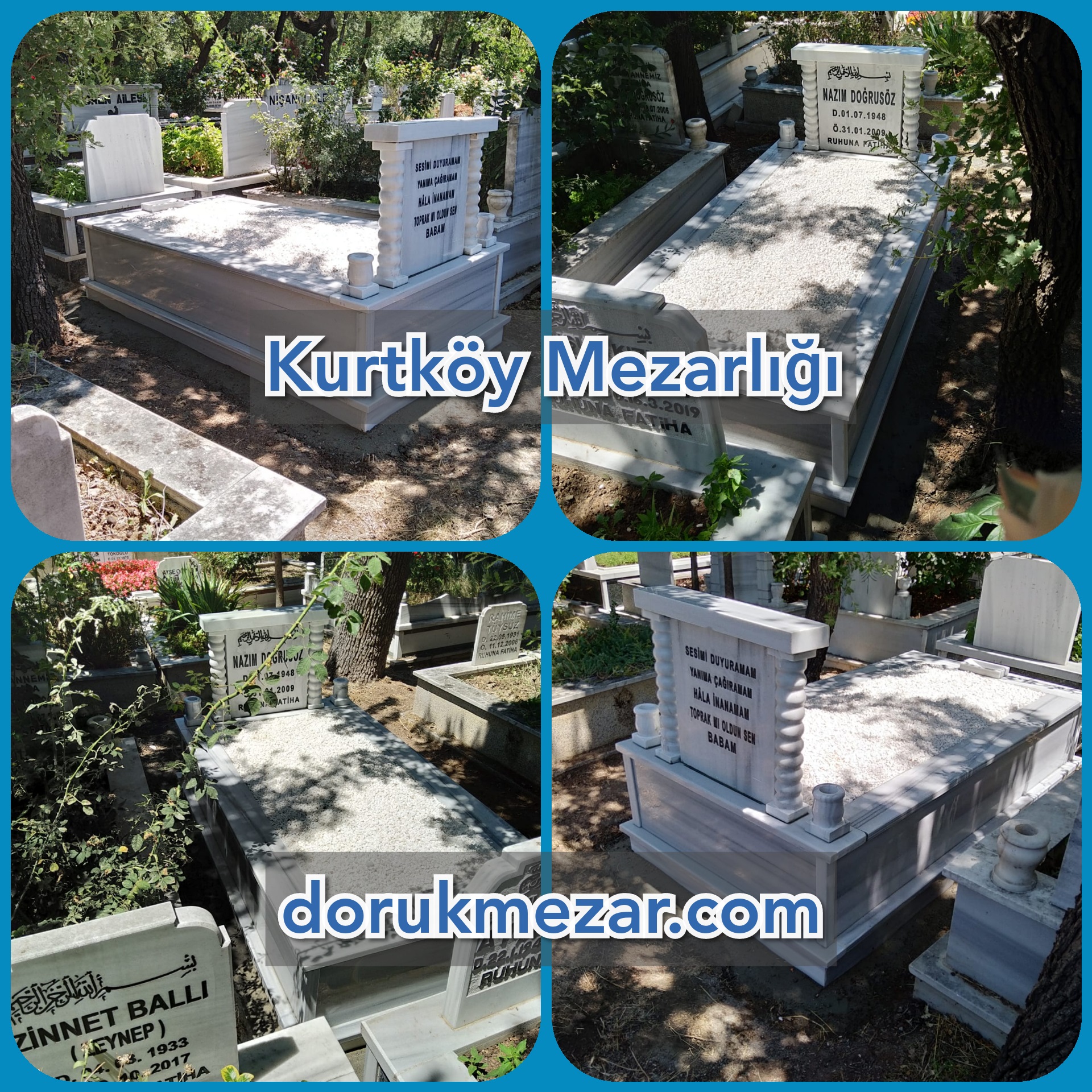 Pendik Kurtköy Mezar Yapımı Doğrusöz Ailesi