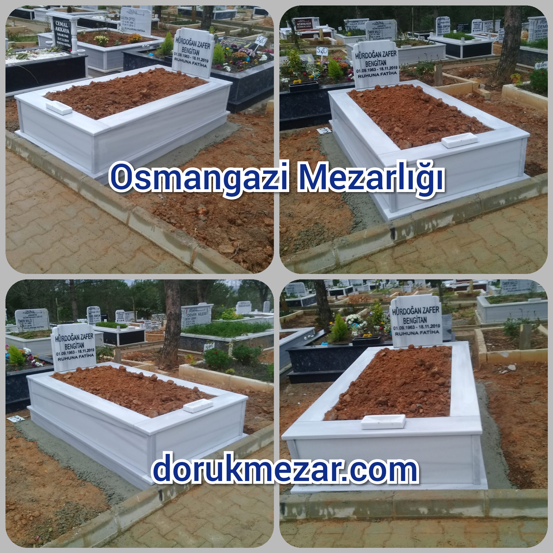 Sultanbeyli Osmangazi Mezarlığı Mezar Yapımı Bengitan Ailesi