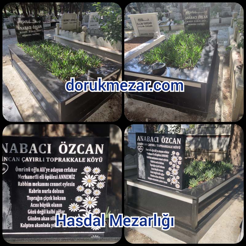 Hasdal mezarlığı Özcan ailesi