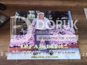 Mezar Taşına Solmayan Porselen Resim Fotoğraf 50X50cm