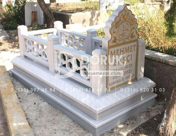 Cnc İşlemeli Kafesli Model Osmanlı Mezarı