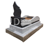 Özel Kavisli Blok Granit Mezar Modeli-1