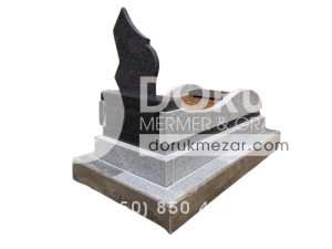 Özel Kavisli Granit Mezar Modeli